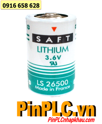 aft LS26500, Pin nuôi nguồn PLC Saft LS26500 lithium 3.6v C 7500mAh /Xuất xứ PHÁP